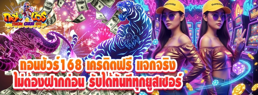 ถอนชัวร์168 เครดิตฟรี